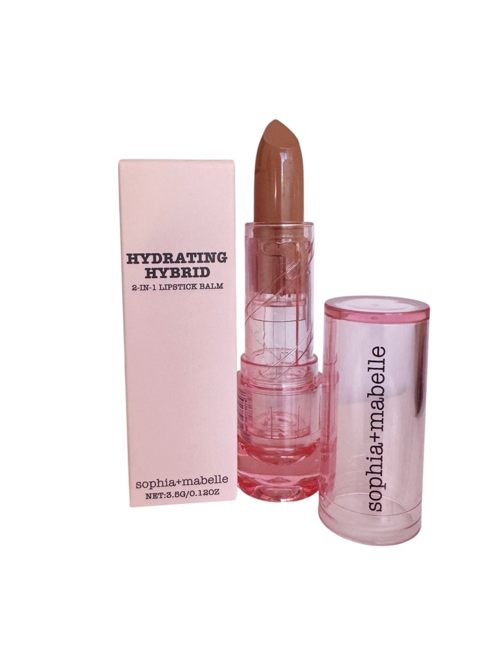 Sophia+Mabelle Hydrating Hybrid 2-in-1 Lipstick Balm in Topless